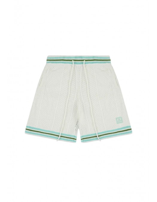 Pantaloni scurti AINKER, Bumbac, Alb - AKSP802140