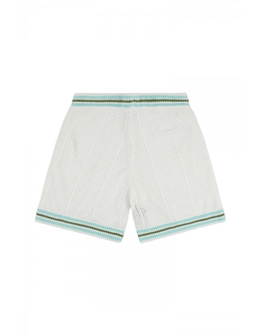 Pantaloni scurti AINKER, Bumbac, Alb - AKSP802140