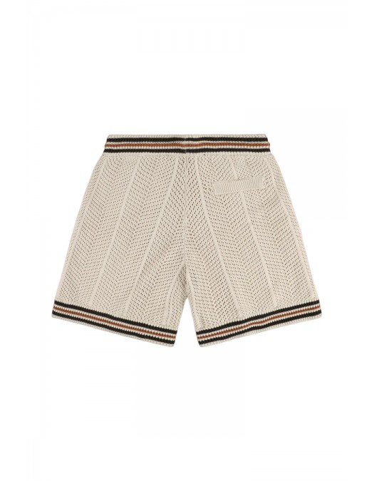 Pantaloni scurti AINKER, Bumbac, Beige - AKSP802282
