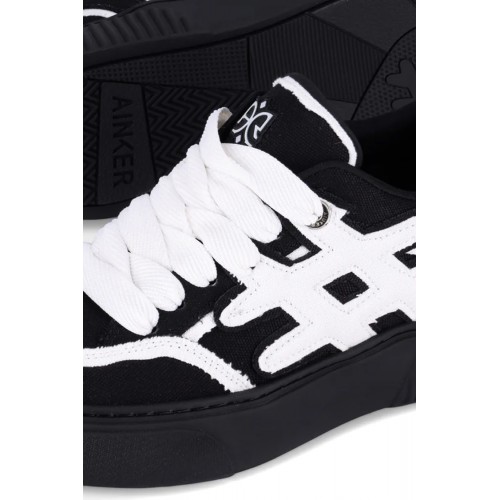Sneakers AINKER, Star Line Canvas, Negru