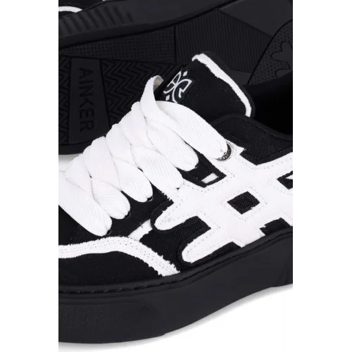 Sneakers AINKER, Star Line Canvas, Negru