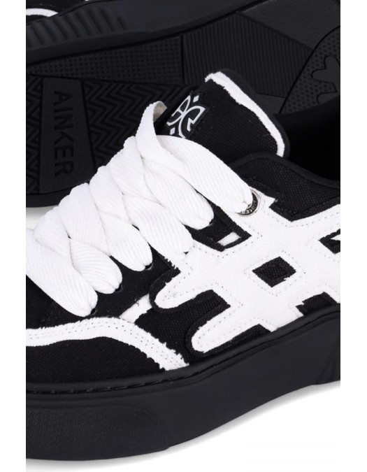 Sneakers AINKER, Star Line Canvas, Negru - AKSTL126102C
