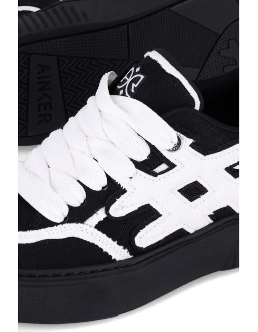Sneakers AINKER, Star Line Canvas, Negru - AKSTL126102C