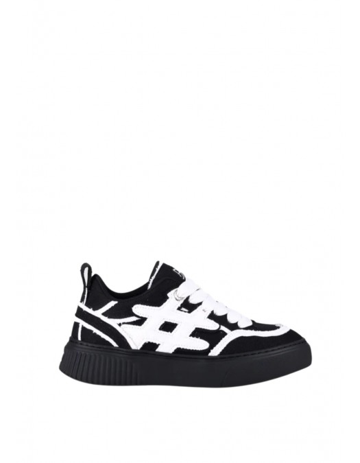 Sneakers AINKER, Star Line Canvas, Negru - AKSTL126102C