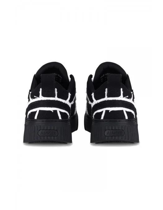 Sneakers AINKER, Star Line Canvas, Negru - AKSTL126102C