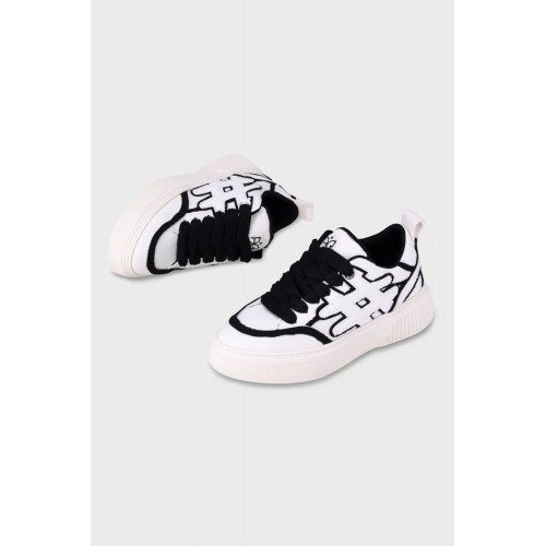 Sneakers AINKER, Star Line Canvas, Alb