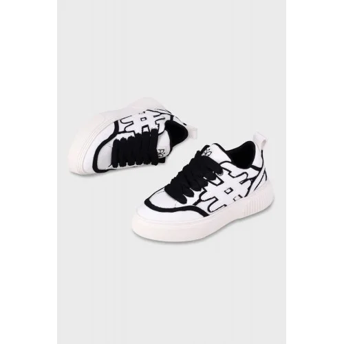 Sneakers AINKER, Star Line Canvas, Alb