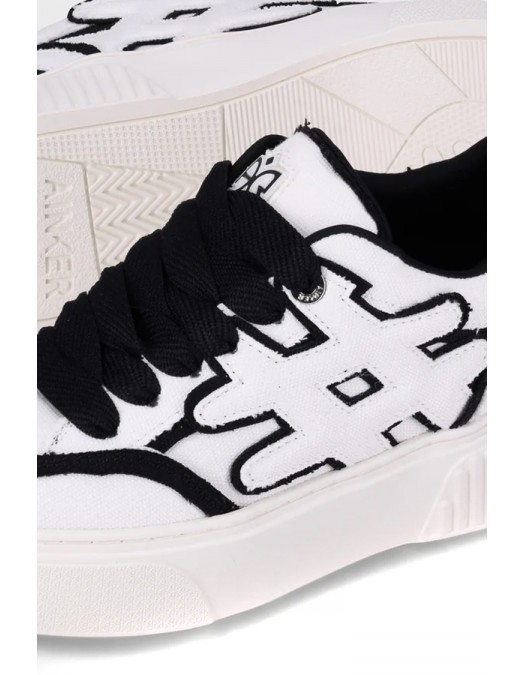 Sneakers AINKER, Star Line Canvas, Alb - AKSTL126141C