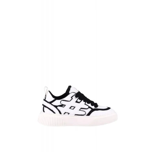 Sneakers AINKER, Star Line Canvas, Alb
