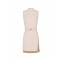 Rochie ELISABETTA FRANCHI,  knit fabric with shiny viscose bands, Beige