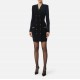 Rochie ELISABETTA FRANCHI,Mini dress in knit fabric with jewel decorations, Negru - AM04S56E2110 Rochie ELISABETTA FRANCHI,Mini dress in knit fabric with jewel decorations, Negru - AM04S56E2110