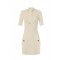 Rochie ELISABETTA FRANCHI, Mini dress in knit fabric with jewel buttons