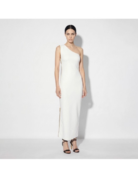Rochie ELISABETTA FRANCHI, Red Carpet knit dress with zip - AM07B66E2360
