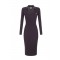 Rochie ELISABETTA FRANCHI, Knit dress with openwork embroideries