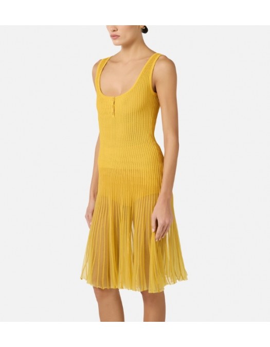 Rochie ELISABETTA FRANCHI, Knit openwork dress - AM10B61E2EV4