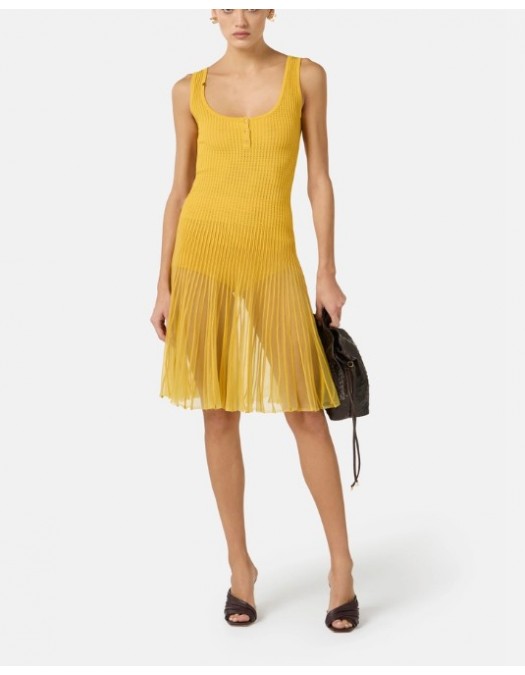 Rochie ELISABETTA FRANCHI, Knit openwork dress - AM10B61E2EV4