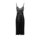 ROCHIE ELISABETTA FRANCHI, Bretele subtiri, Negru - AM12Q56E2110 ROCHIE ELISABETTA FRANCHI, Bretele subtiri, Negru - AM12Q56E2110