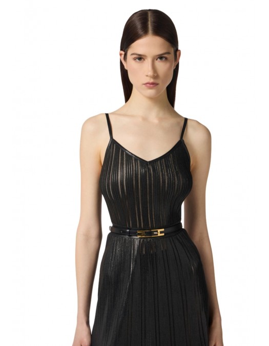 ROCHIE ELISABETTA FRANCHI, Bretele subtiri, Negru - AM12Q56E2110 ROCHIE ELISABETTA FRANCHI, Bretele subtiri, Negru - AM12Q56E2110