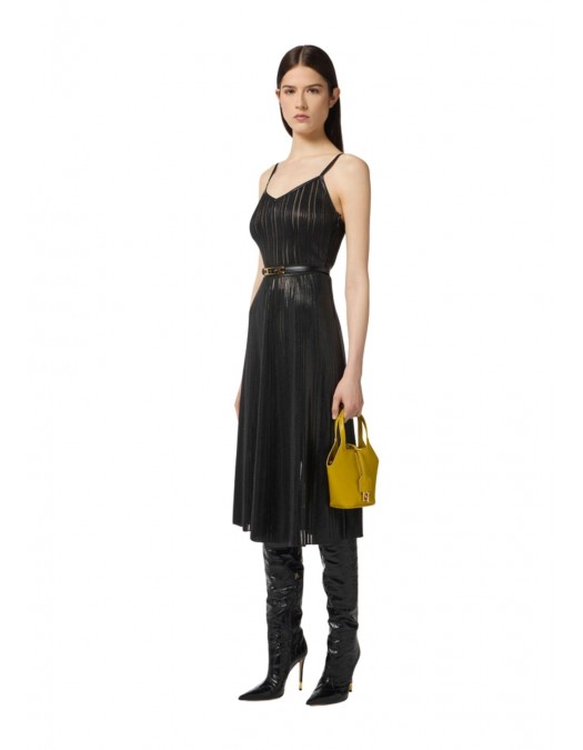 ROCHIE ELISABETTA FRANCHI, Bretele subtiri, Negru - AM12Q56E2110 ROCHIE ELISABETTA FRANCHI, Bretele subtiri, Negru - AM12Q56E2110