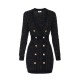 Rochie ELISABETTA FRANCHI, Crosetata, cu insertii, Negru - AM15Q56E2110 Rochie ELISABETTA FRANCHI, Crosetata, cu insertii, Negru - AM15Q56E2110