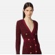 Rochie ELISABETTA FRANCHI, Crosetata, cu insertii, Visiniu - AM15Q56E2CG3 Rochie ELISABETTA FRANCHI, Crosetata, cu insertii, Visiniu - AM15Q56E2CG3