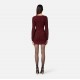 Rochie ELISABETTA FRANCHI, Crosetata, cu insertii, Visiniu - AM15Q56E2CG3 Rochie ELISABETTA FRANCHI, Crosetata, cu insertii, Visiniu - AM15Q56E2CG3
