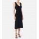 Rochie ELISABETTA FRANCHI, Dress in openwork knit fabric with jewel detail - AM18S61E2110