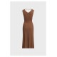 Rochie ELISABETTA FRANCHI, Dress in openwork knit fabric with jewel detail, Maro - AM18S61E2600