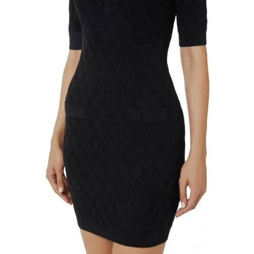 Rochie ELISABETTA FRANCHI, Diamond Knit Dress