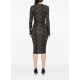 Rochie ELISABETTA FRANCHI, long-sleeve midi dress - AM26Q66E2FR9