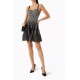 Rochie ELISABETTA FRANCHI, Dress in two-colour knit fabric, Black - AM27S62E2685