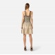 Rochie ELISABETTA FRANCHI, Dress in two-colour knit fabric, Cream and Black - AM27S62E2E84