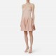 Rochie ELISABETTA FRANCHI, Dress in two-colour knit fabric, Cream and White - AM27S62E2FF3