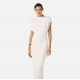 Rochie ELISABETTA FRANCHI, Red Carpet full Milano stitch knit dress, Alb - AM30B62E2360