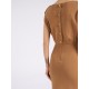 Rochie ELISABETTA FRANCHI, Red Carpet full Milano stitch knit dress, Maro - AM30B62E2AI6