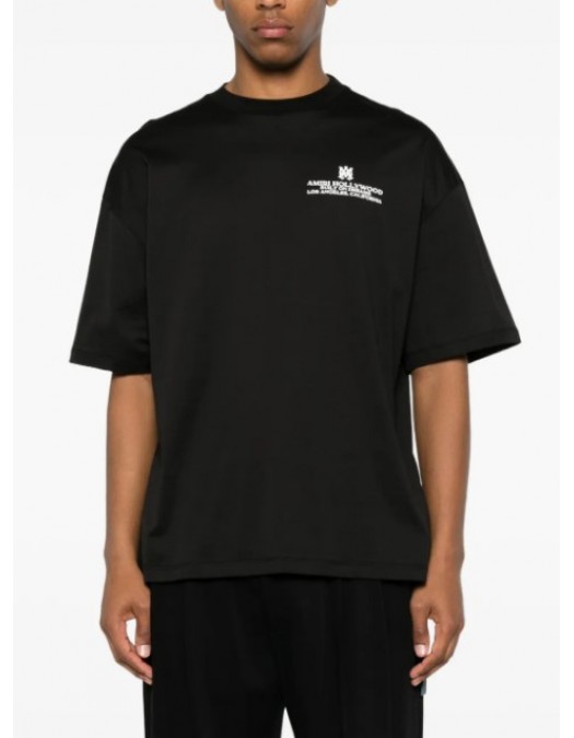 Tricou AMIRI, Built on Dreams logo-print T-shirt - AM326JR0120002