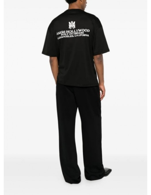 Tricou AMIRI, Built on Dreams logo-print T-shirt - AM326JR0120002