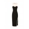 Rochie ELISABETTA FRANCHI, Women's black-butter midi sheath dress with side slits