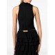 ROCHIE ELISABETTA FRANCHI, Ruffle Detail Belted, Black - AM45S52E2110 ROCHIE ELISABETTA FRANCHI, Ruffle Detail Belted, Black - AM45S52E2110