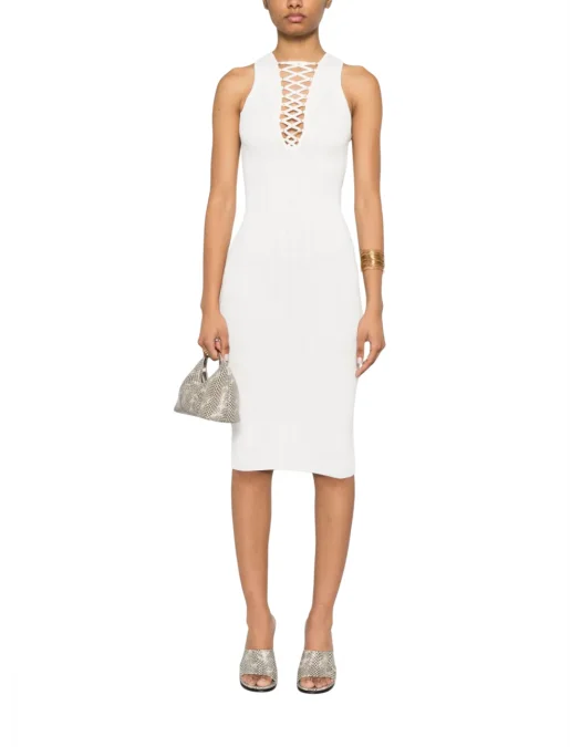 ROCHIE ELISABETTA FRANCHI, Knitted, Special, Midi, White - AM55B52E2360 ROCHIE ELISABETTA FRANCHI, Knitted, Special, Midi, White - AM55B52E2360