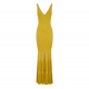 ROCHIE ELISABETTA FRANCHI, Red Carpet, Knit Dress, Curry Yellow - AM68B52E2DC6 ROCHIE ELISABETTA FRANCHI, Red Carpet, Knit Dress, Curry Yellow - AM68B52E2DC6