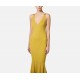 ROCHIE ELISABETTA FRANCHI, Red Carpet, Knit Dress, Curry Yellow - AM68B52E2DC6 ROCHIE ELISABETTA FRANCHI, Red Carpet, Knit Dress, Curry Yellow - AM68B52E2DC6
