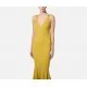ROCHIE ELISABETTA FRANCHI, Red Carpet, Knit Dress, Curry Yellow - AM68B52E2DC6 ROCHIE ELISABETTA FRANCHI, Red Carpet, Knit Dress, Curry Yellow - AM68B52E2DC6