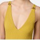 ROCHIE ELISABETTA FRANCHI, Red Carpet, Knit Dress, Curry Yellow - AM68B52E2DC6 ROCHIE ELISABETTA FRANCHI, Red Carpet, Knit Dress, Curry Yellow - AM68B52E2DC6