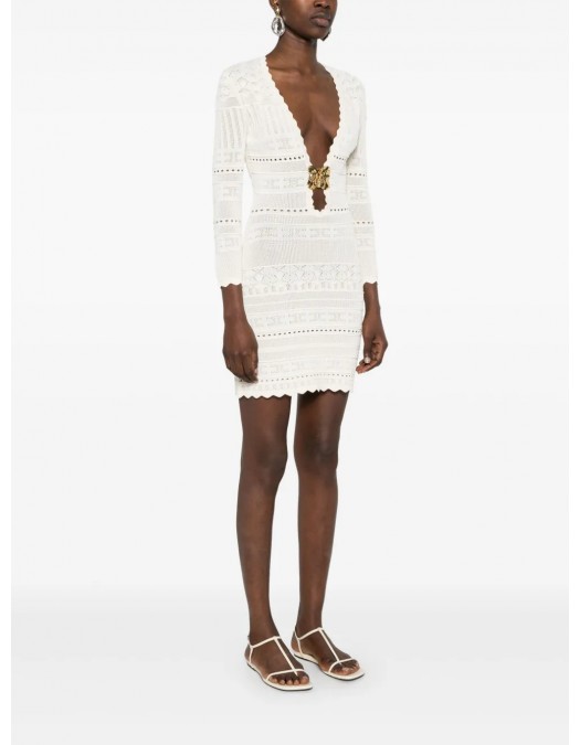 ROCHIE ELISABETTA FRANCHI, Open Work, Mini, White - AM74S52E2193 ROCHIE ELISABETTA FRANCHI, Open Work, Mini, White - AM74S52E2193