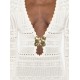 ROCHIE ELISABETTA FRANCHI, Open Work, Mini, White - AM74S52E2193 ROCHIE ELISABETTA FRANCHI, Open Work, Mini, White - AM74S52E2193