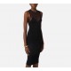 Rochie ELISABETTA FRANCHI, Knit dress with transparency details - AM91Q61E2110