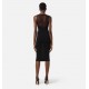 Rochie ELISABETTA FRANCHI, Knit dress with transparency details - AM91Q61E2110