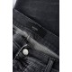 Jeans AMIRI, Varsity Patch Stretch Denim Jeans Grey, Regular Fit - AMBMJE1018599