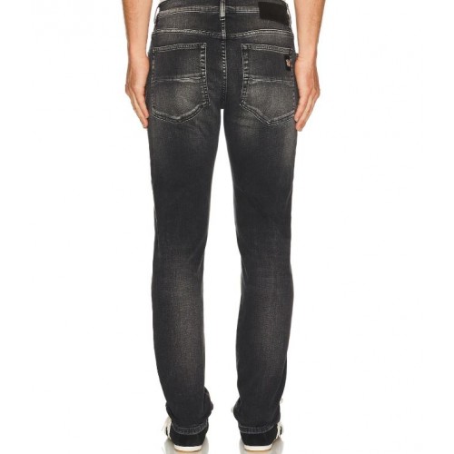 Jeans AMIRI, Snake Thrasher Skinny Jeans, Negru